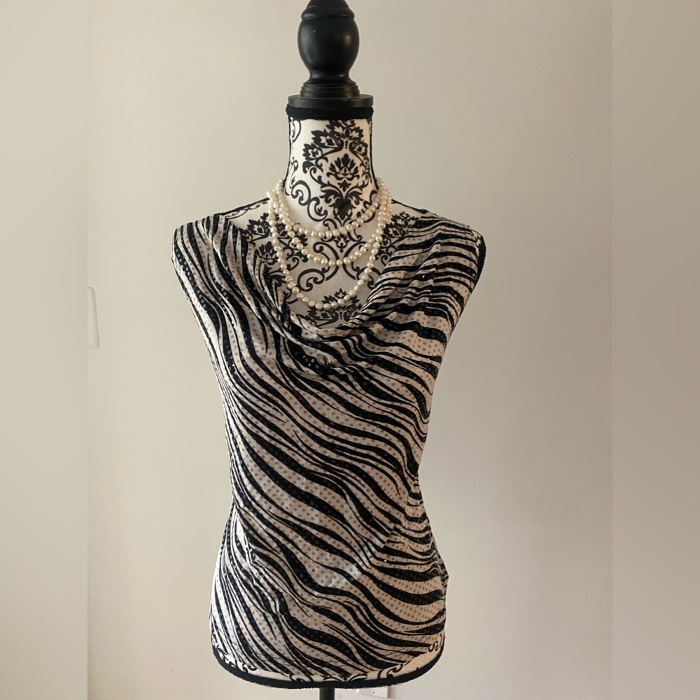 Zebra Shirt /Shell Glitter (L)